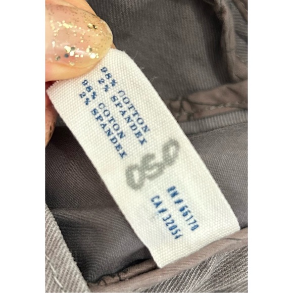 Anthropologie Leifsdottir Alicante Denim Gray Quilted Mini Skirt Size 8 - Picture 12 of 14